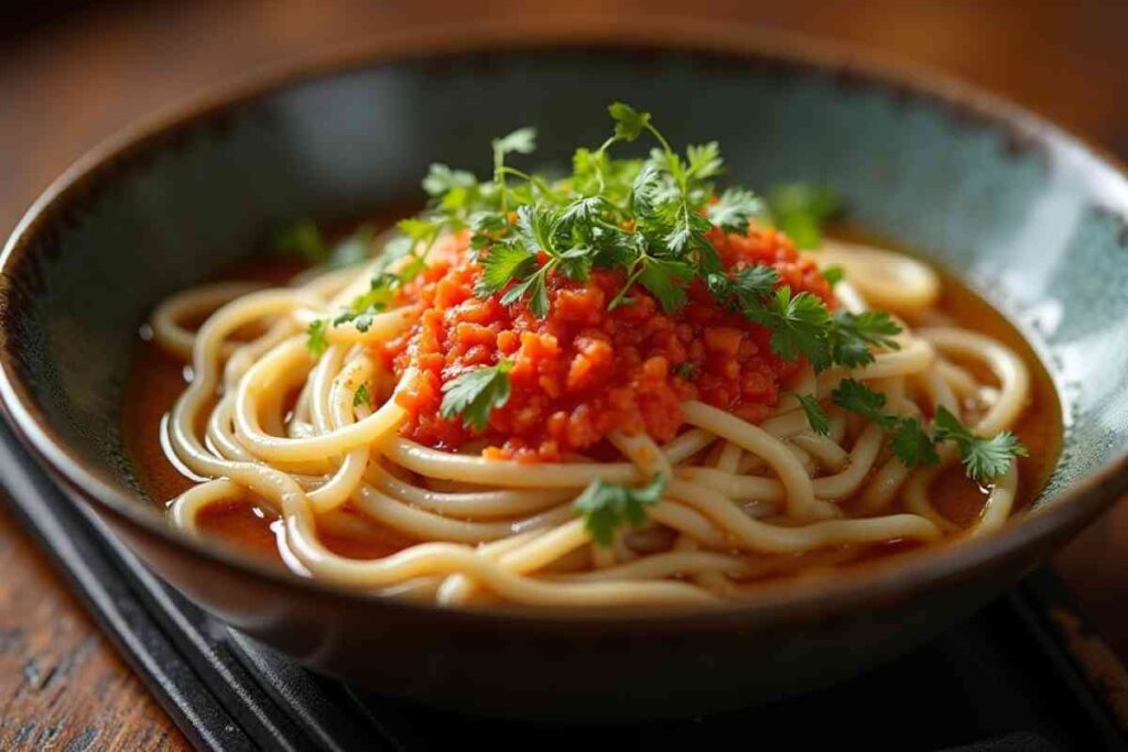 Ricetta tradizionale degli udon alle verdure: un piatto sano e gustoso