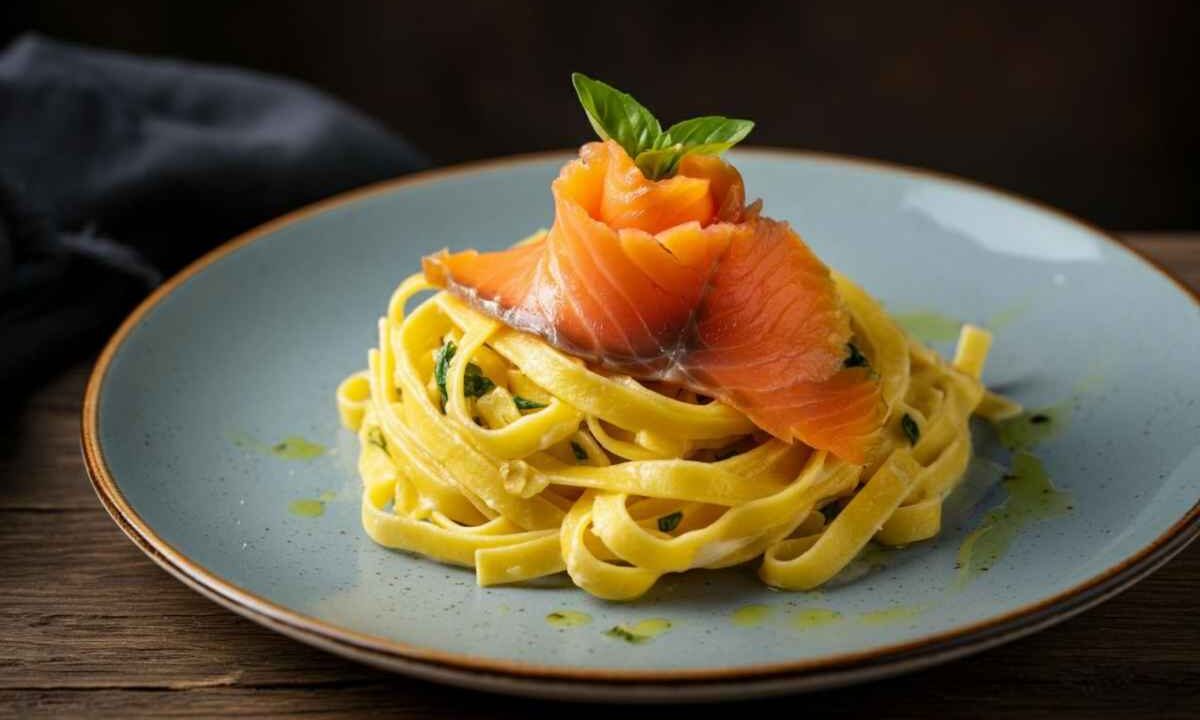 Tagliatelle al salmone affumicato