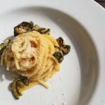 Un piatto di spaghetti alla nerano