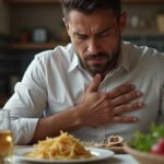 Una persona che sta mangiando cibi ultraprocessati