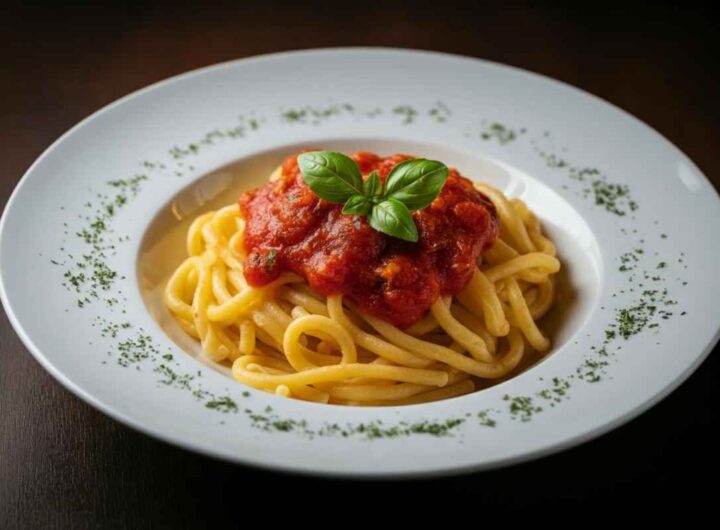 Spaghettoni ai 3 pomodori