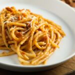 Spaghettoni con il pesto alla siciliana