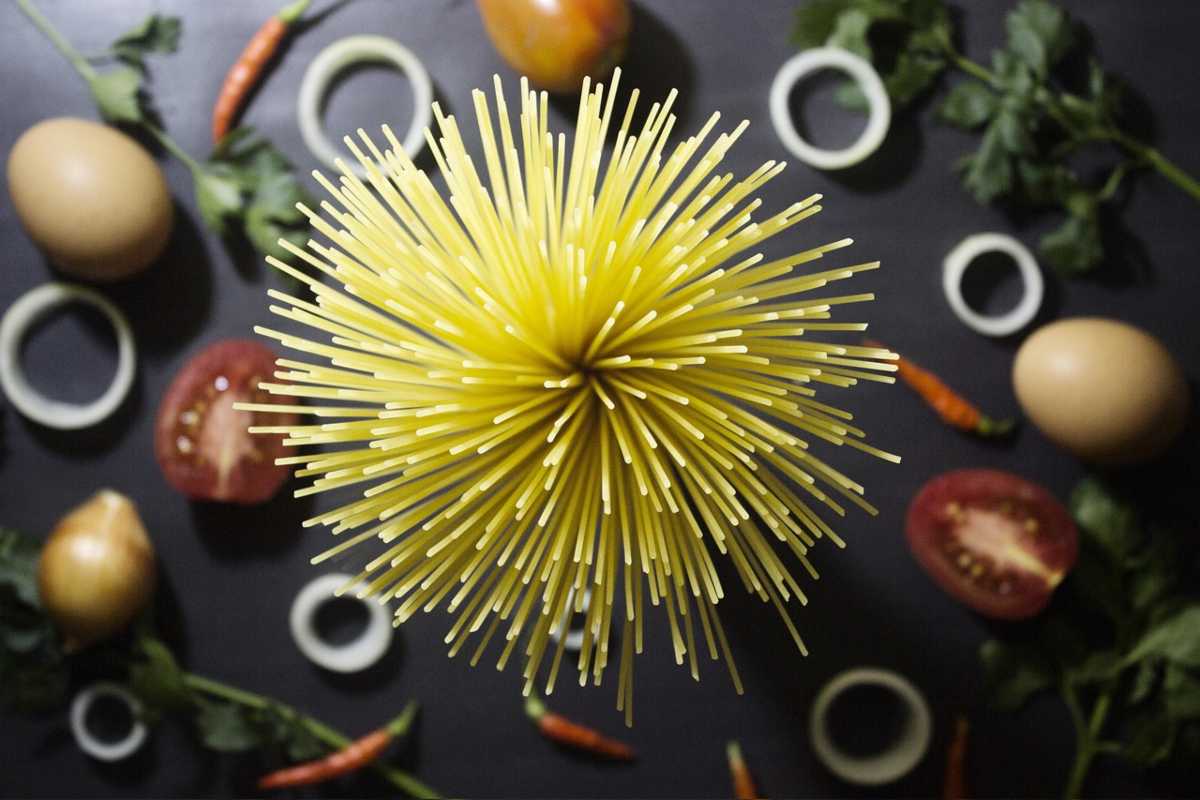 Colore della pasta.