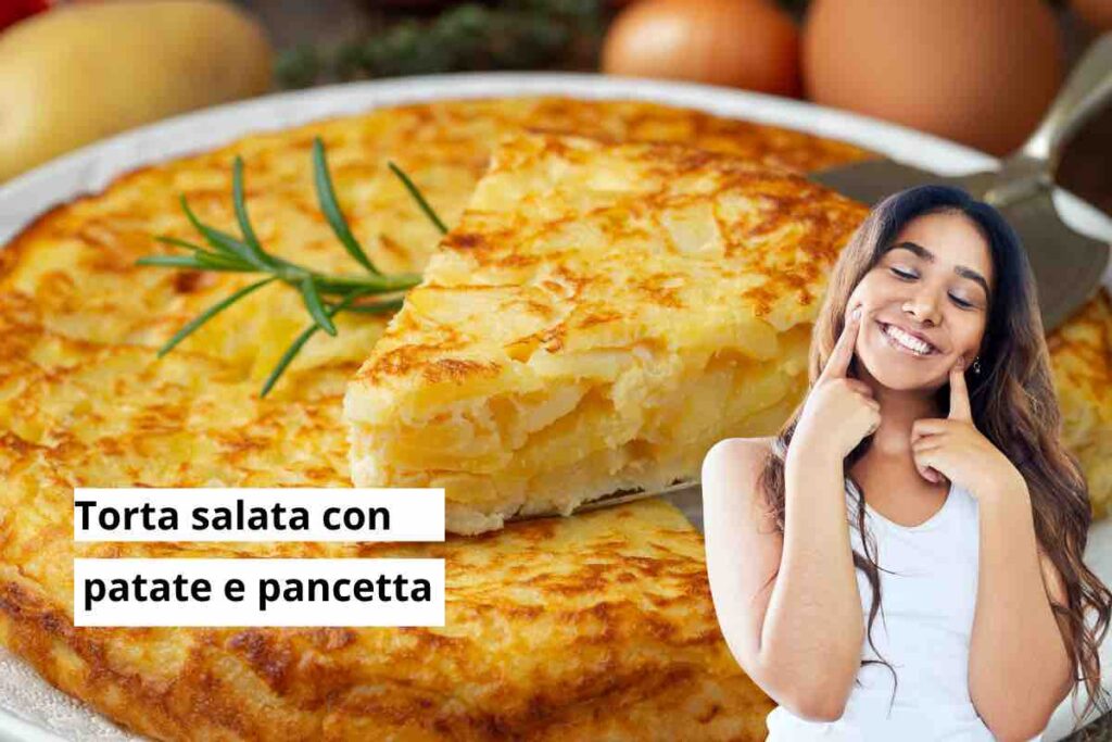 Torta di patate e pancetta