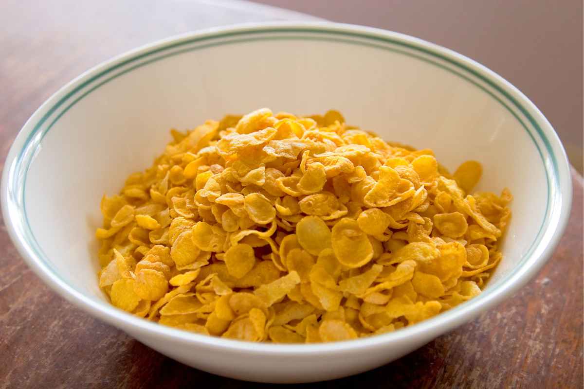 Dei cereali in una ciotola